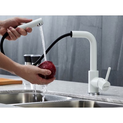 Смеситель Paulmark Kassel Ka214311-WH (431TW), белый матовый Смеситель Paulmark Kassel Ka214311-WH (431TW), белый матовый