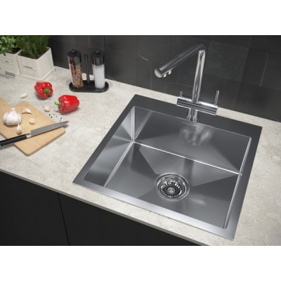 Мойка Paulmark Velten PM905151-BS, брашированная нерж. сталь Мойка Paulmark Velten PM905151-BS, брашированная нерж. сталь