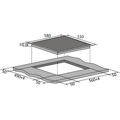 Варочная панель Brandt BPV6322B электрическая Варочная панель Brandt BPV6322B электрическая