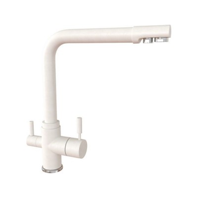 Смеситель Gamma Stone GS-015 белый 331 Смеситель Gamma Stone GS-015 белый 331