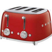 Тостер на 4 ломтика SMEG TSF03RDEU красный