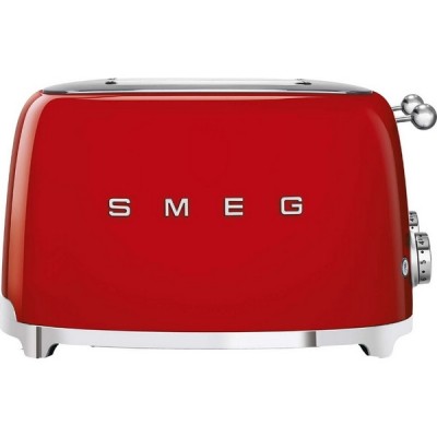 Тостер на 4 ломтика SMEG TSF03RDEU красный Тостер на 4 ломтика SMEG TSF03RDEU красный