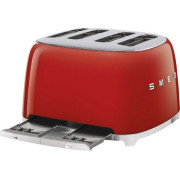 Тостер на 4 ломтика SMEG TSF03RDEU красный