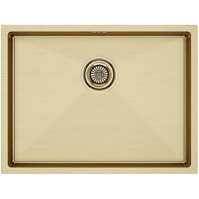 Мойка Paulmark Next-580 PM215844-BG, брашированное золото Мойка Paulmark Next-580 PM215844-BG, брашированное золото