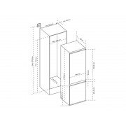 Холодильник Korting KSI 17780 CVNF встраиваемый