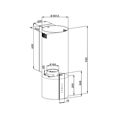 Вытяжка Kuppersberg WL-MOTUBA 35 B Вытяжка Kuppersberg WL-MOTUBA 35 B