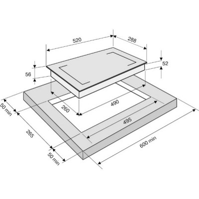 Варочная панель KRONA MYSTERIUM max ih 30 GR индукционная Варочная панель KRONA MYSTERIUM max ih 30 GR индукционная