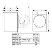 Стирально-сушильная машина Gorenje WDG2P1174A3D2S/C