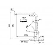 Смеситель Franke Atlas Neo сталь PVD, золото (115.0681.241)