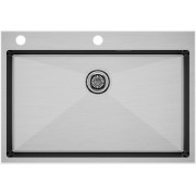 Мойка Paulmark Vast-edge PM777551-BS, брашированная нерж. сталь