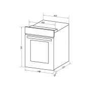 Духовой шкаф MAUNFELD EOEC516BG