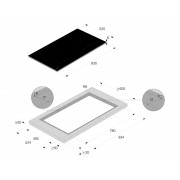 Варочная панель с вытяжкой ASKO HIHD854GF индукционная