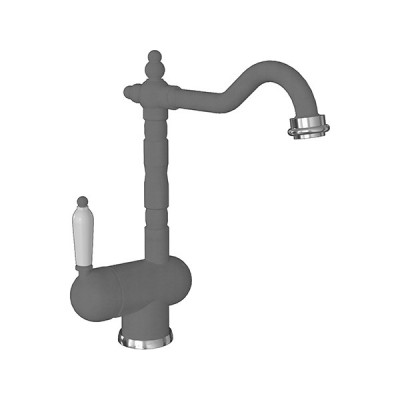 Смеситель Florentina Ода серый шёлк Смеситель Florentina Ода серый шёлк