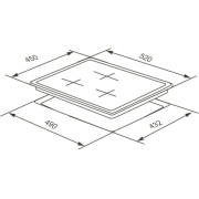 Варочная панель MEFERI MIH453BK POWER индукционная