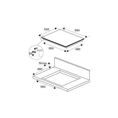 Варочная панель Bertazzoni P603IC1B2NEE индукционная Варочная панель Bertazzoni P603IC1B2NEE индукционная
