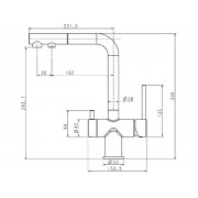Смеситель Paulmark Serpentine Se213222-431, белый матовый