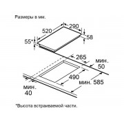 Варочная панель MAUNFELD AVI3026SBK индукционная