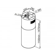 Вытяжка MAUNFELD LEE ISLA 39 золотой