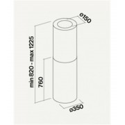 Вытяжка Falmec POLAR IS WHITE 35