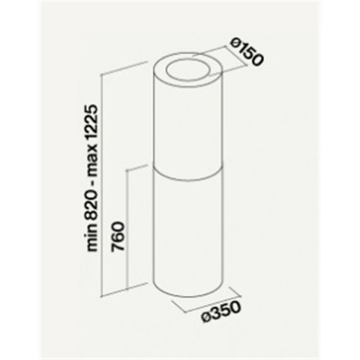 Вытяжка Falmec POLAR IS WHITE 35 Вытяжка Falmec POLAR IS WHITE 35