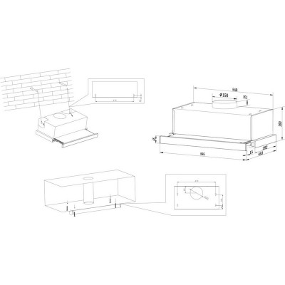 Вытяжка Kuppersberg SLIMHIT 60 W Вытяжка Kuppersberg SLIMHIT 60 W