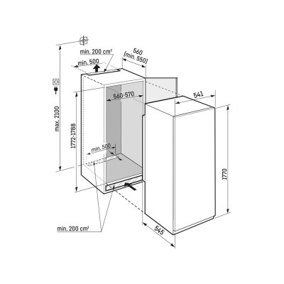 Морозильная камера Liebherr SIFNSe 5128-22 001 Plus NoFrost встраиваемая Морозильная камера Liebherr SIFNSe 5128-22 001 Plus NoFrost встраиваемая