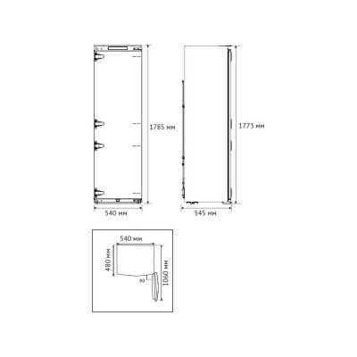 Холодильная камера Kuppersberg SRB 1780 встраиваемая Холодильная камера Kuppersberg SRB 1780 встраиваемая