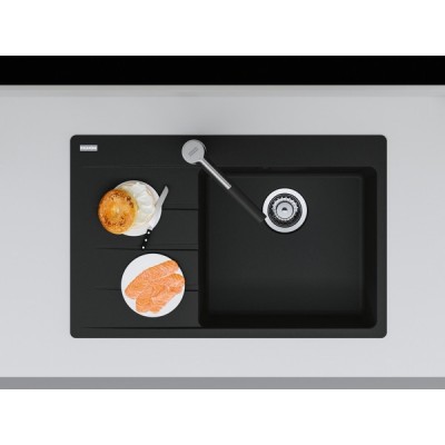 Мойка Franke CNG 611/211-78 TL, черный матовый, чаша справа (114.0639.719) Мойка Franke CNG 611/211-78 TL, черный матовый, чаша справа (114.0639.719)