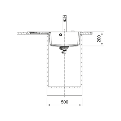 Мойка Franke CNG 611/211-78 TL, черный матовый, чаша справа (114.0639.719) Мойка Franke CNG 611/211-78 TL, черный матовый, чаша справа (114.0639.719)