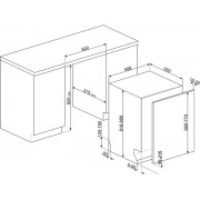 Посудомоечная машина SMEG STL281DS