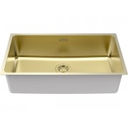 Мойка Paulmark Yuni 76 uni YU76-LG, светлое золото