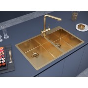 Мойка Paulmark Berman PM517851-BG, брашированное золото