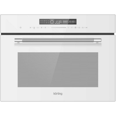 Компактный духовой шкаф с функцией СВЧ Korting OKB 3260 CSGW MW Компактный духовой шкаф с функцией СВЧ Korting OKB 3260 CSGW MW