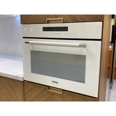 Компактный духовой шкаф с функцией СВЧ Korting OKB 3260 CSGW MW Компактный духовой шкаф с функцией СВЧ Korting OKB 3260 CSGW MW