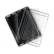 Компактный духовой шкаф с функцией СВЧ Korting OKB 3260 CSGW MW