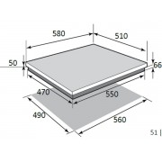 Варочная панель Brandt BPI6414BM комбинированная