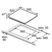 Варочная панель MAUNFELD CVCE594STBK электрическая