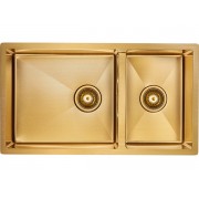 Мойка Paulmark Osser PM527844-BG, брашированное золото