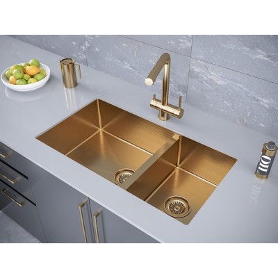 Мойка Paulmark Osser PM527844-BG, брашированное золото Мойка Paulmark Osser PM527844-BG, брашированное золото