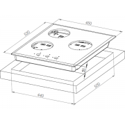Варочная панель Kuppersberg FG 45 W газовая