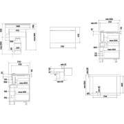 Варочная панель Falmec BRERA 75 индукционная с вытяжкой