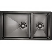 Мойка Paulmark Osser PM527844-GM, вороненая сталь