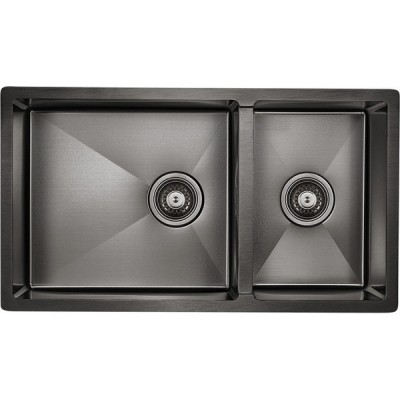 Мойка Paulmark Osser PM527844-GM, вороненая сталь Мойка Paulmark Osser PM527844-GM, вороненая сталь