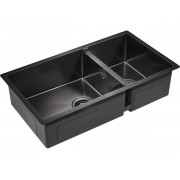 Мойка Paulmark Osser PM527844-GM, вороненая сталь