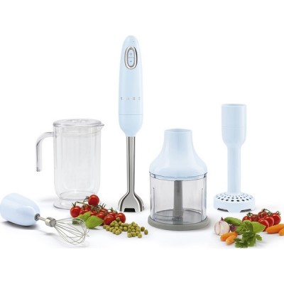 Погружной блендер SMEG HBF22PBEU пастельный голубой Погружной блендер SMEG HBF22PBEU пастельный голубой