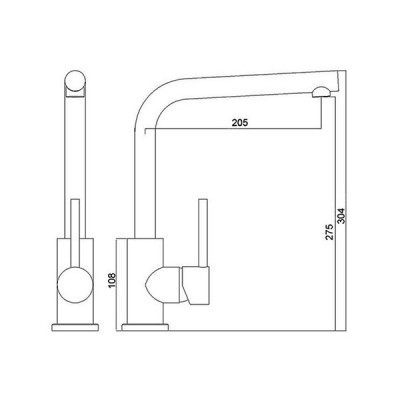 Смеситель Longran Impact LM2104 - 93 Marone Смеситель Longran Impact LM2104 - 93 Marone