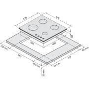 Варочная панель KRONA MYSTERIUM gh 60 GR газовая
