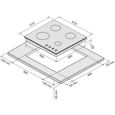 Варочная панель KRONA MYSTERIUM gh 60 GR газовая Варочная панель KRONA MYSTERIUM gh 60 GR газовая