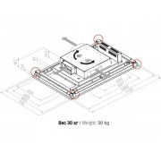 Вытяжка Pando E-217/110X70 CR.BL.1130 ECO ADS Quick Fix
