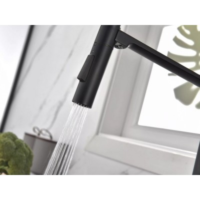 Смеситель Paulmark Barrel Ba214029-GM, вороненая сталь Смеситель Paulmark Barrel Ba214029-GM, вороненая сталь